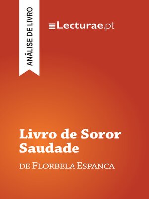 cover image of Livro de Soror Saudade — Florbela Espanca (análise de livro)